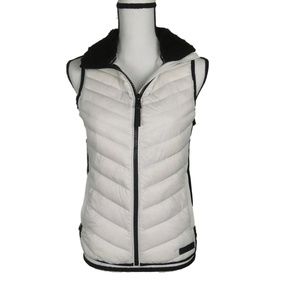 Calvin Klein white Performance Puffer Vest small